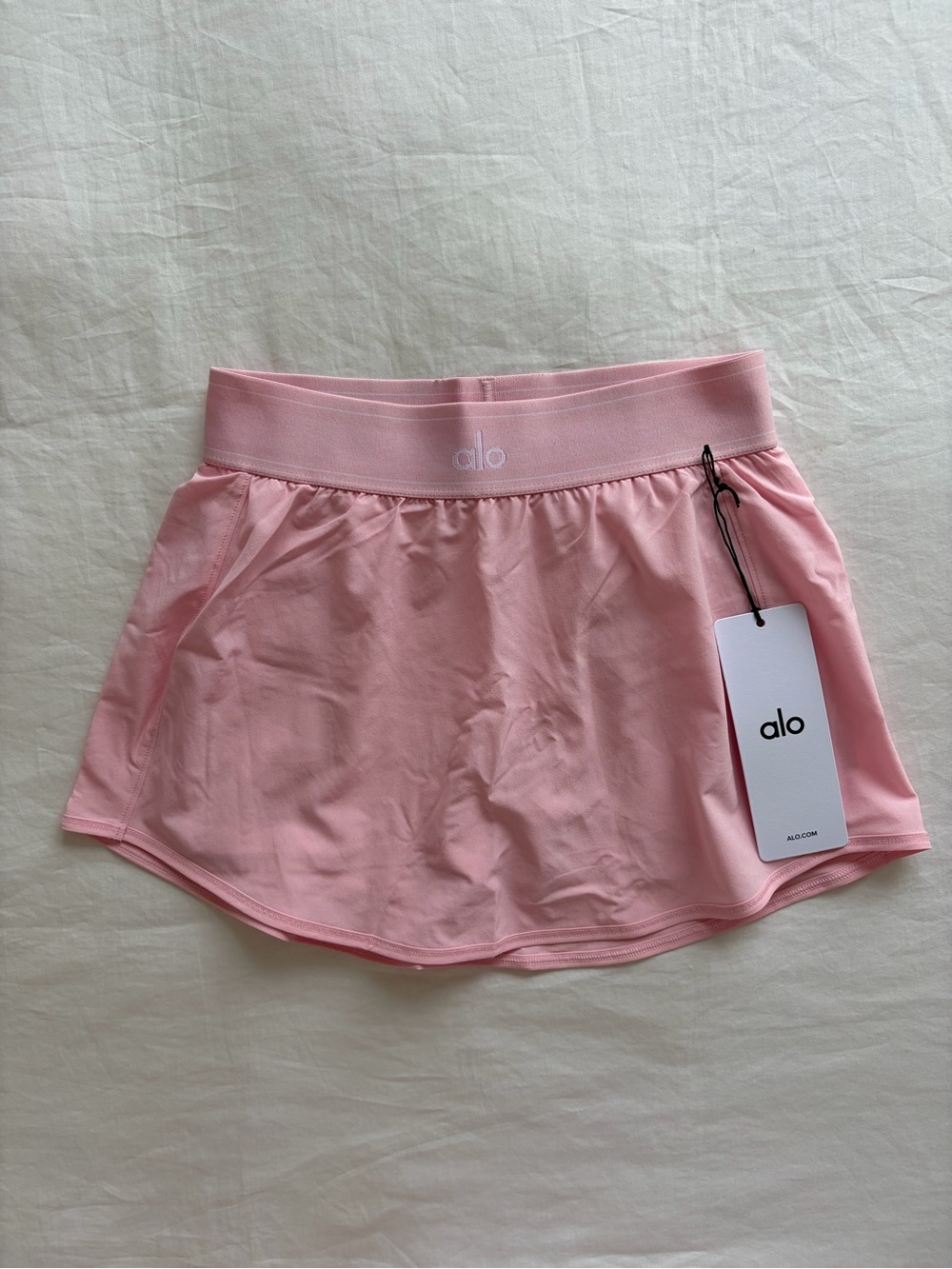 Alo Pink Match Point Tennis Skirt